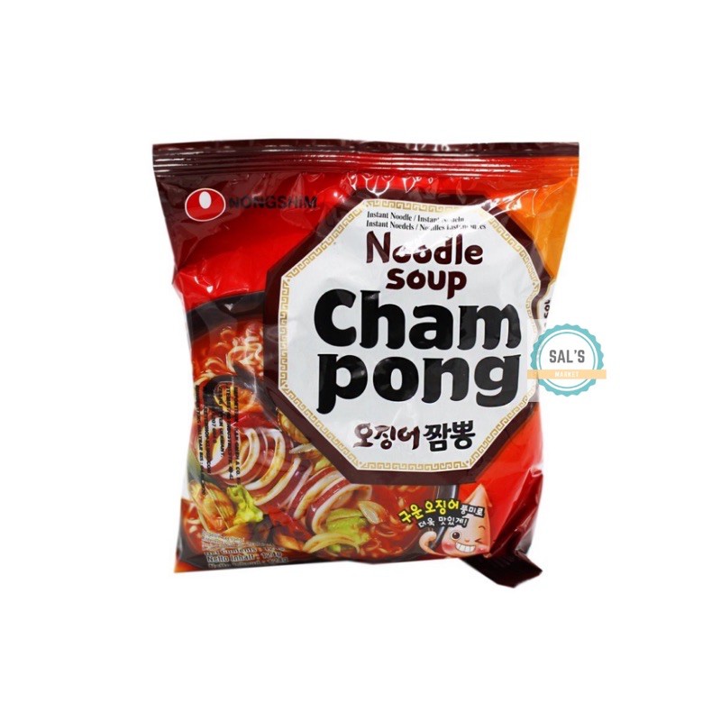 

Nong Shim Champong Ramyun Noodle Soup 124 gr Mie Instant Korea