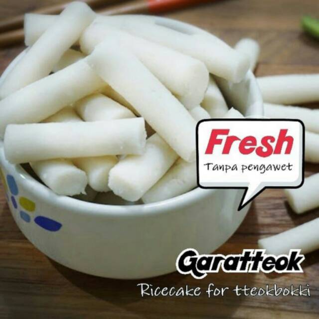 

Fresh Tteok Tteokbokki Tanpa Pengawet Halal