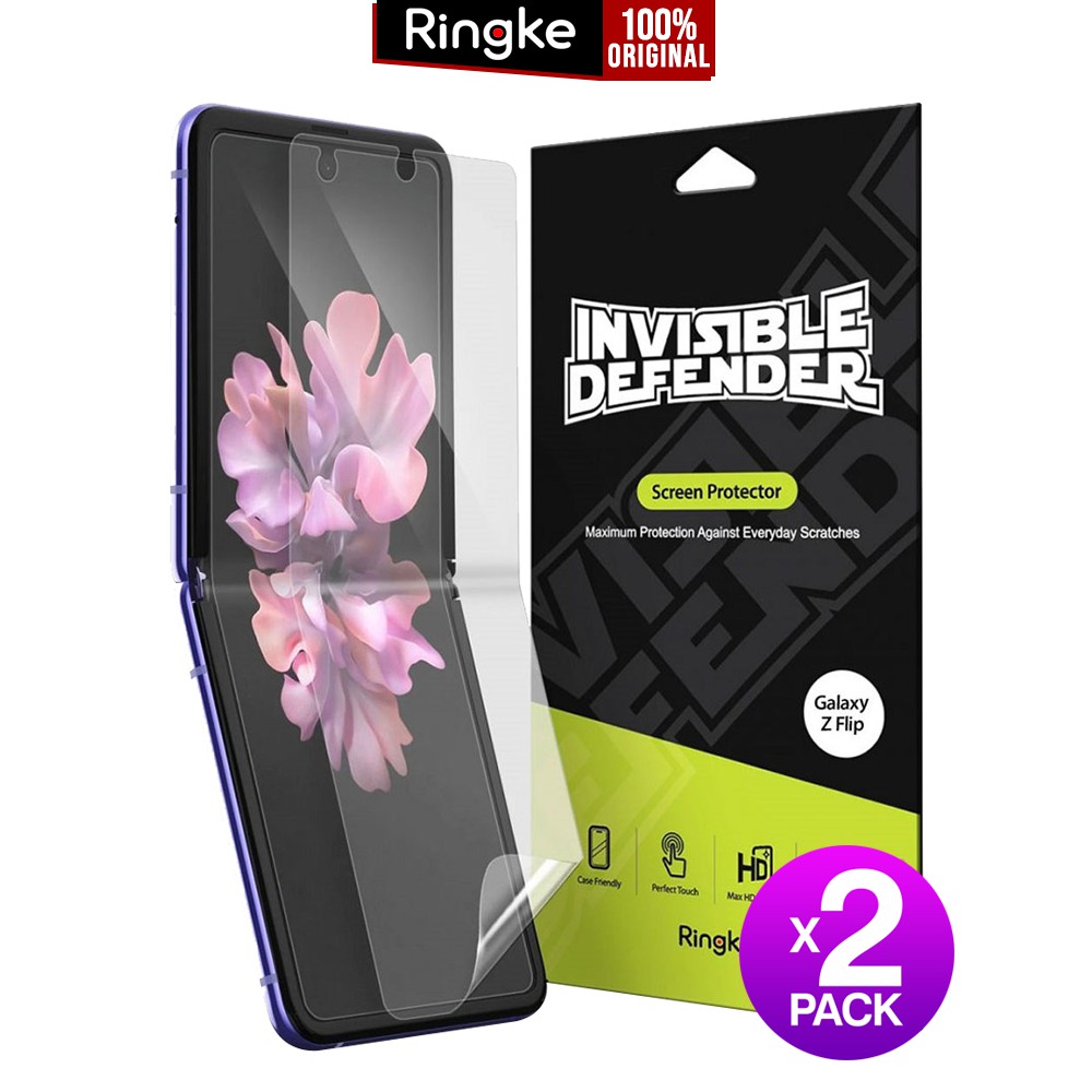 

Screen Protector Galaxy Z Flip Ringke ID Full Cover Anti Gores Not Tempered Glass