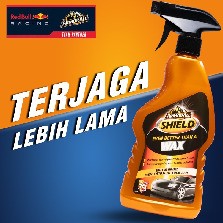 Armor All Shield Even Better Than A Wax 500 mL Pembersih Pengkilap Mobil Motor Efek Daun Talas