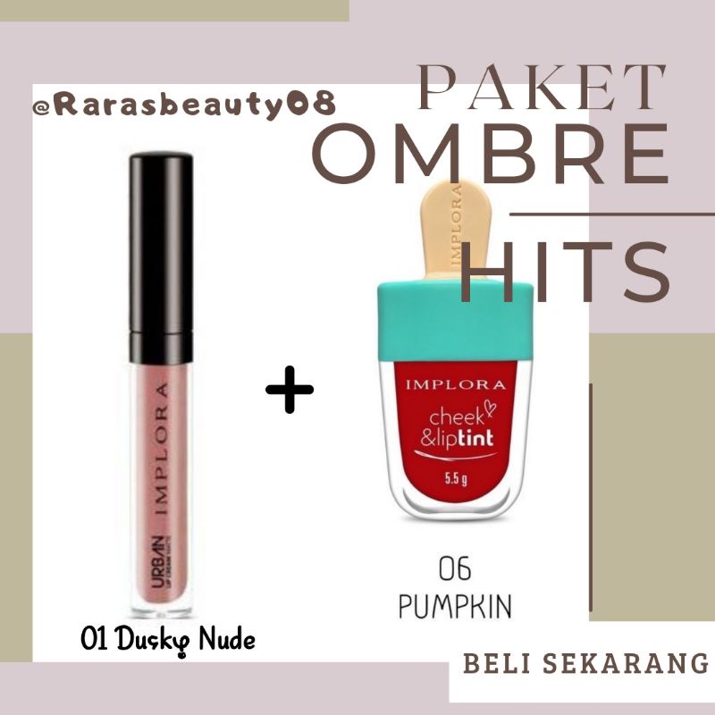 Paket Ombre Implora dusky nude & pumpkin