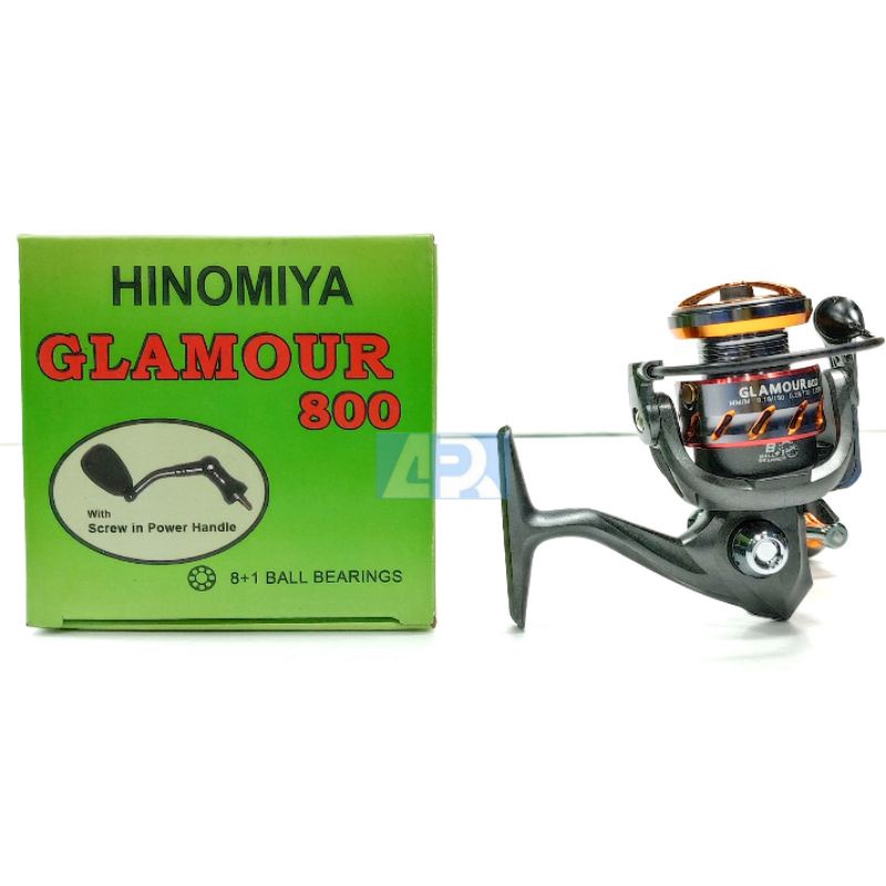 REEL HINOMIYA GLAMOUR 800 / Ril Ultralight Spinning / Ril Kolam / Ril Galatama / Best Seller / Ril N