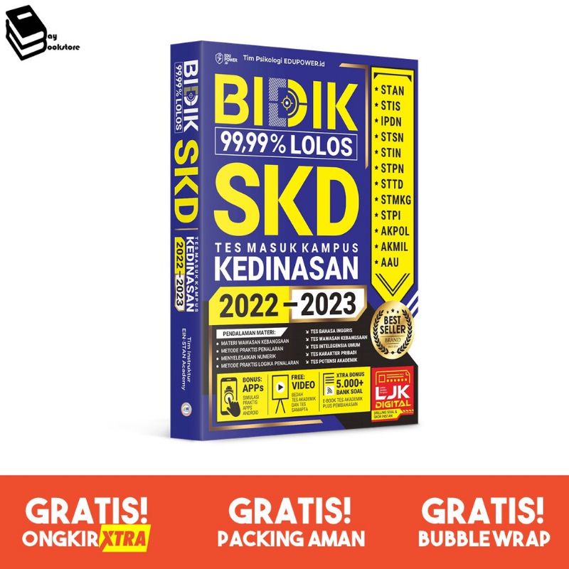BUKU SKD KEDINASAN BIDIK 99,99 LOLOS 2022 - 2023