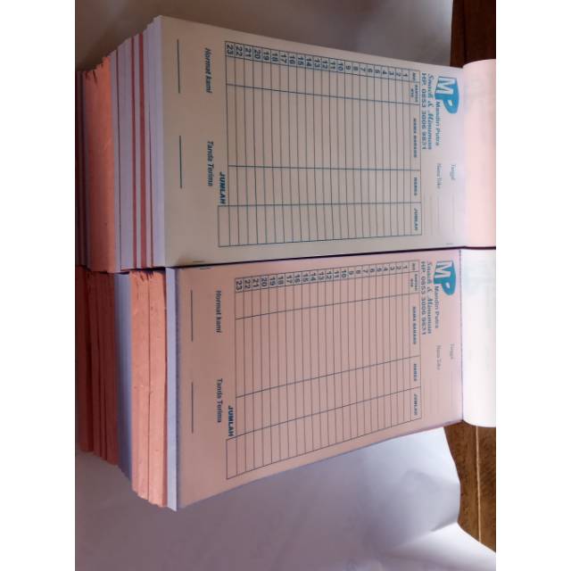 

Nota custom folio bagi 3/ kwitansi/ bon/ loundry nota