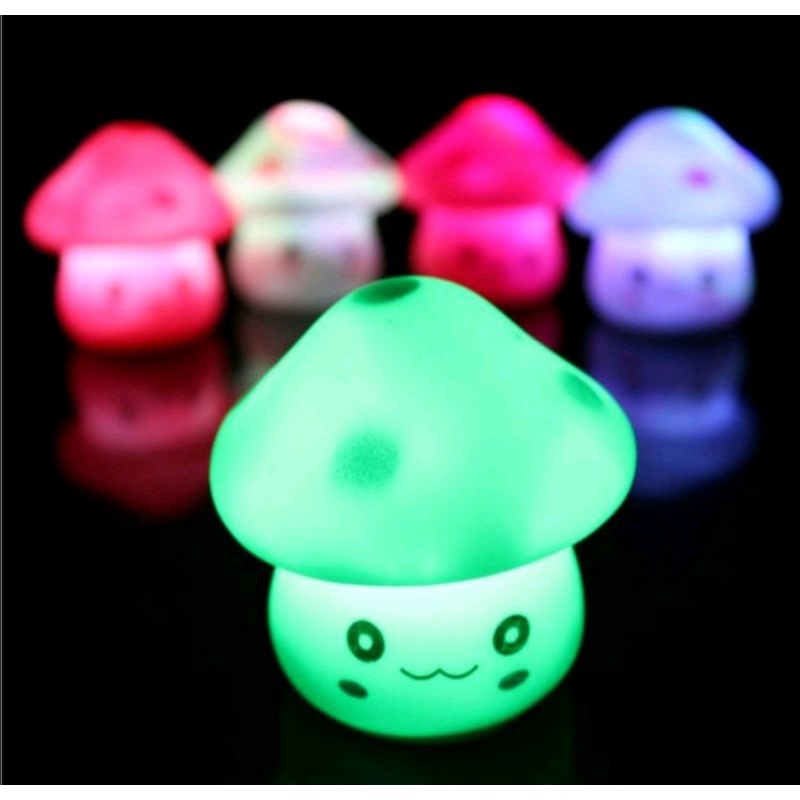 Lampu Led warna warni jamur lampu tidur relax time Colorfull