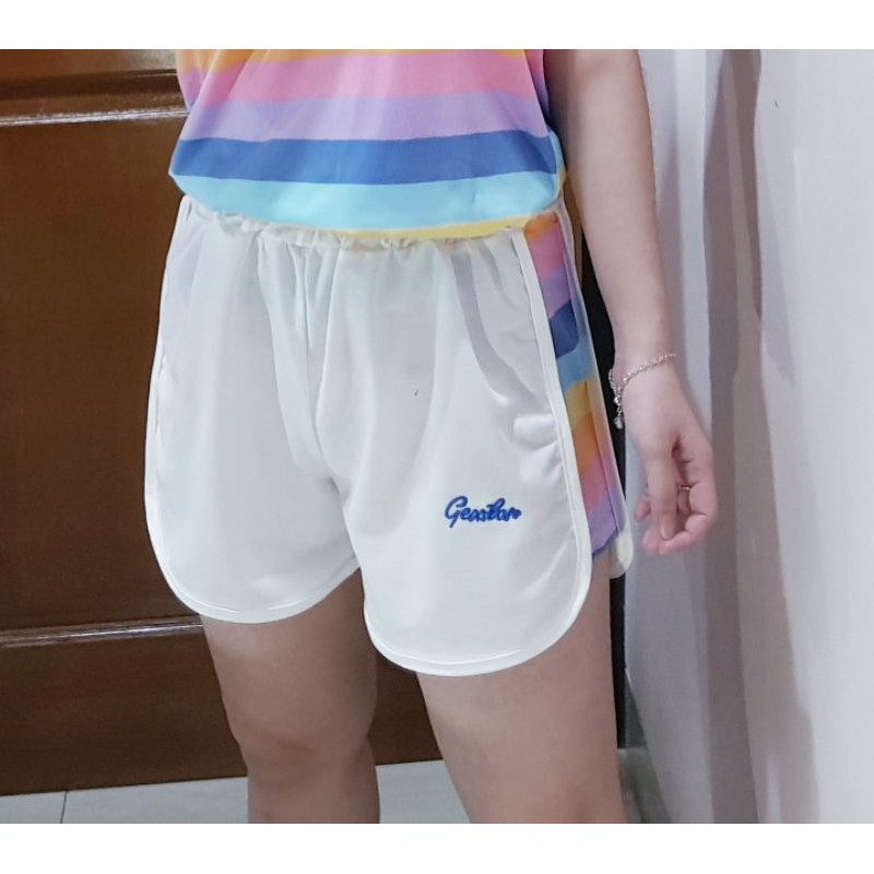 3410 running rainbow short pants