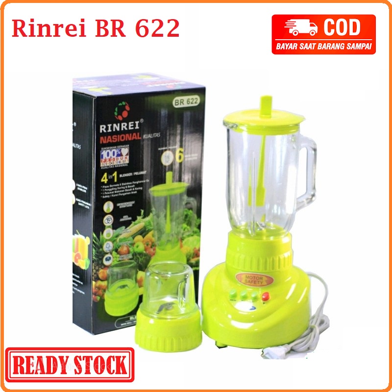 BLENDER RINREI BLENDER RINREI 2 IN 1 BLENDER KACA-HIJAU