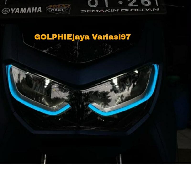 LAMPU LED ALIS DRL SEIN RUNING GRADE A+ 2MODE NMAX 2020/LAMPU ALIS FLEXIBEL Slim VARIASI NMAX NEW 4.