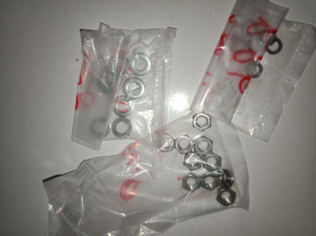 (isi 10pcs) Mur Atau Nut M8 Stainless Steel Ss304