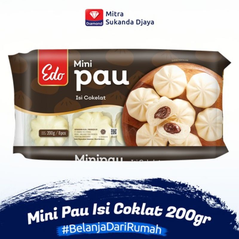 

mini pai Edo isi cokelat