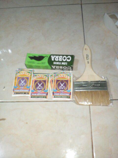 Kuas Cat Tembok Besi Kayu Eterna 4 Inch