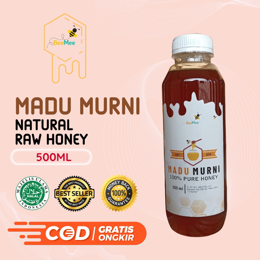 

Madu Murni BEEMEE 100% ASLI 500ml