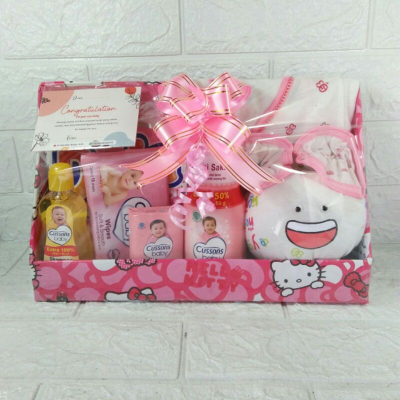 PARSEL BAYI GIFT BABY BONEKA/TANPA BONEKA PAKET PERLENGKAPAN BAYI