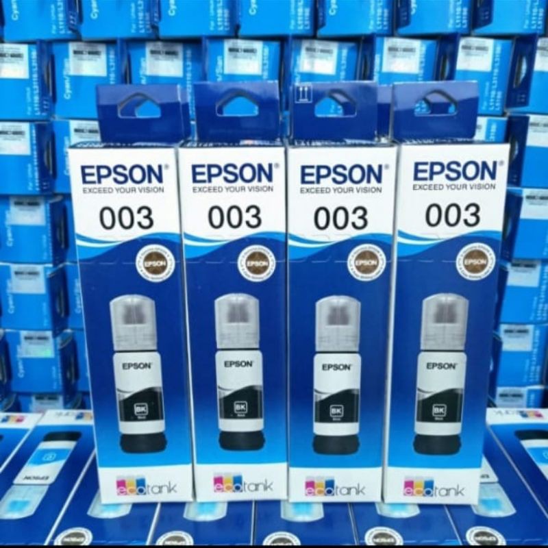TINTA PRINTER EPSON 003 L3110,L3150,L5190 BLACK-COLOUR/EPSON ORIGINAL