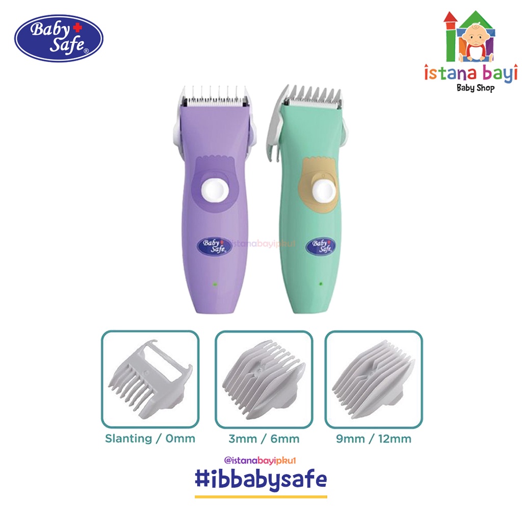 Baby Safe Hair Trimmer HT001 / Alat Cukur Rambut Bayi