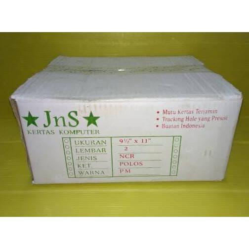 

Termurah Jns Continuous Form 9 1/2 X 11 2 Ply (K2) | Kertas Komputer Offic