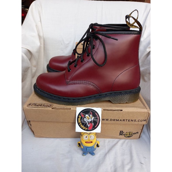 Jual sepatu boots dr martens 101 red cherry docmart chery black vintage ...