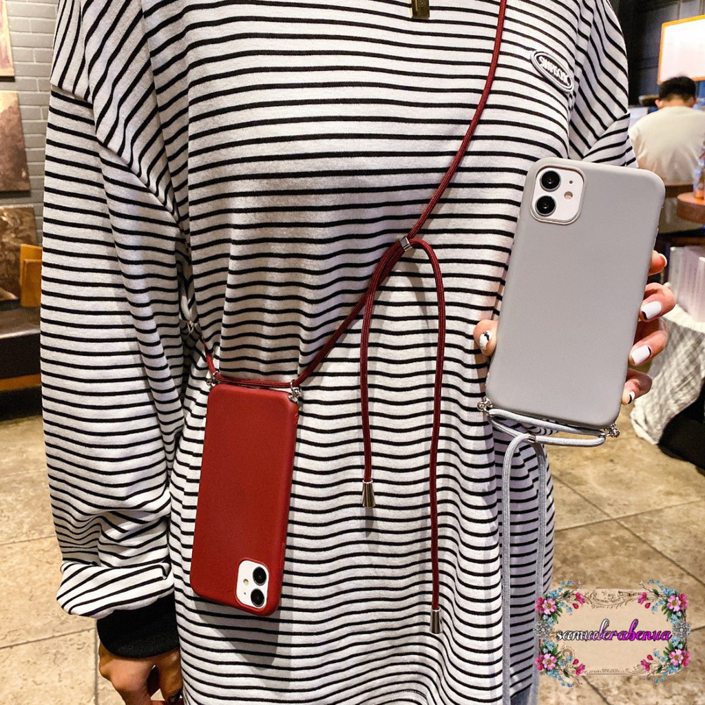 SOFTCASE SLINGCASE TALI LANYARD CANDY SAMSUNG J500 J510 J530 J5 2016 J5 PRO SB1923