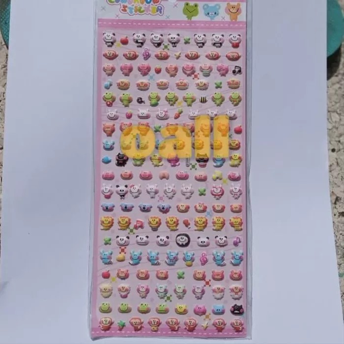 

046A.1 - Cute Mini Animal Sticker / Stiker Hewan Kecil / Puffy Sticker