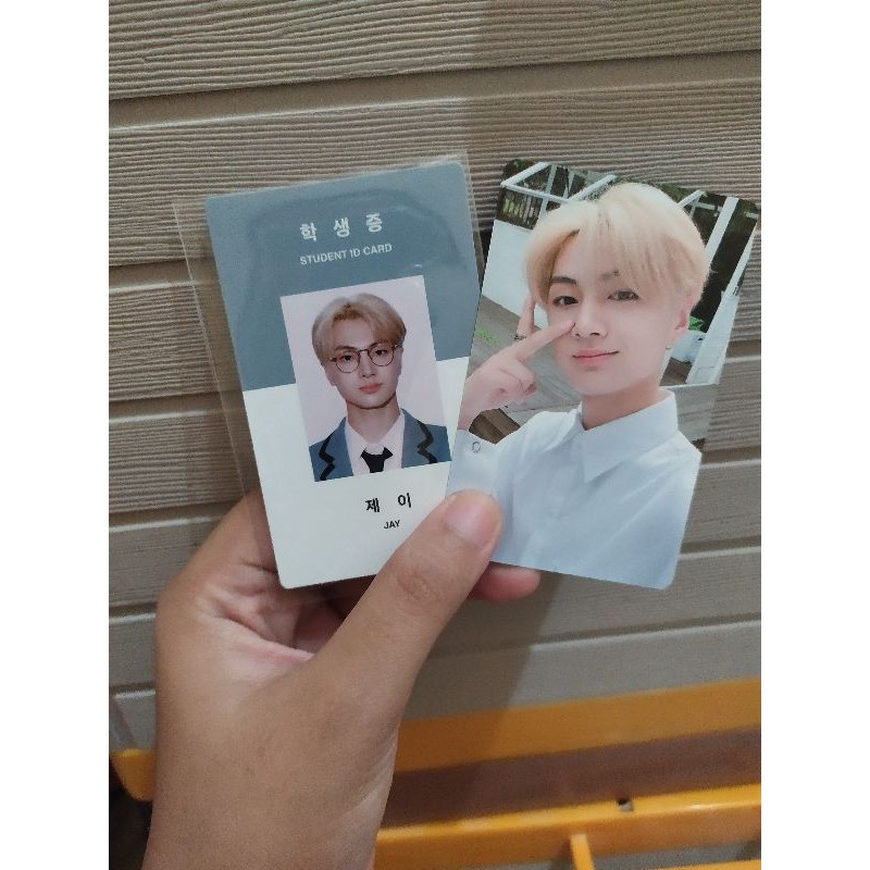enhypen photocard jay season greeting id photo student