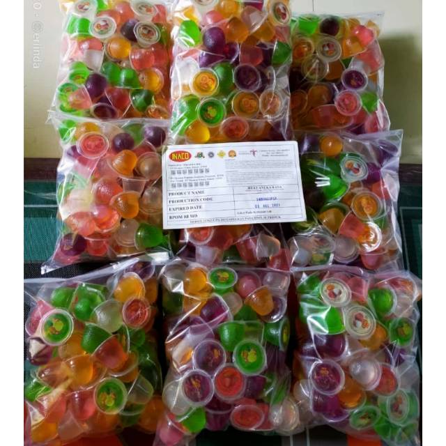 

Jelly Inaco rasa mix kemasan 1 kg