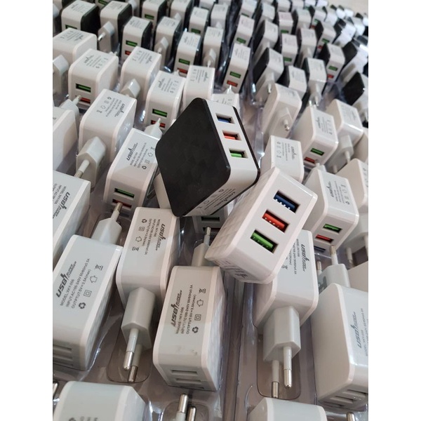 Charger《Grosir/Cod》Ft 18 5G Output 3 Usb 35Watt Original / Adaptor Charger / Kepala Charger