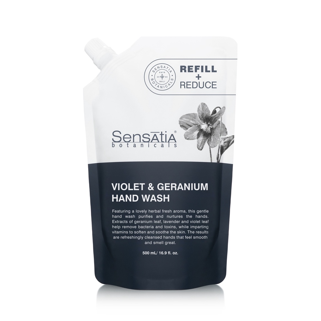 Sensatia Violet & Geranium Hand Wash Refill - 500mL