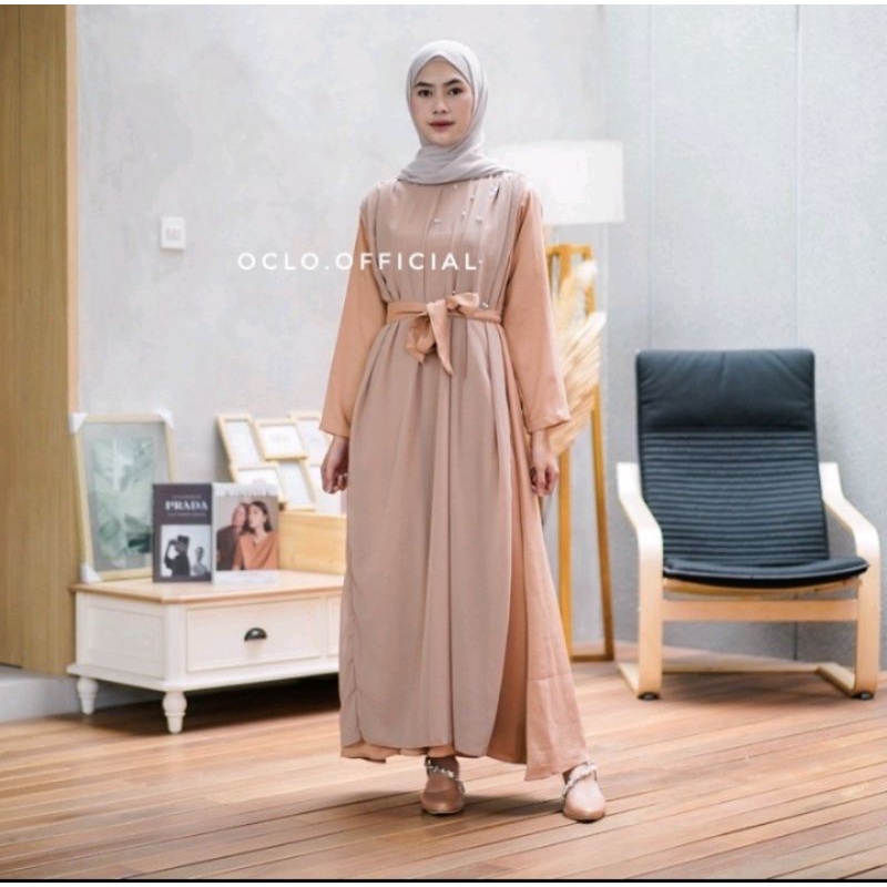 Chifkya Dress Mocca by  Oclo Official