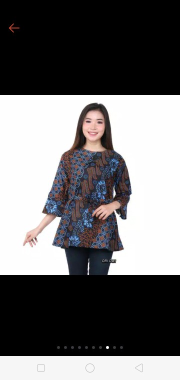 Maura Couple - Sania Ruffle Batik Couple
