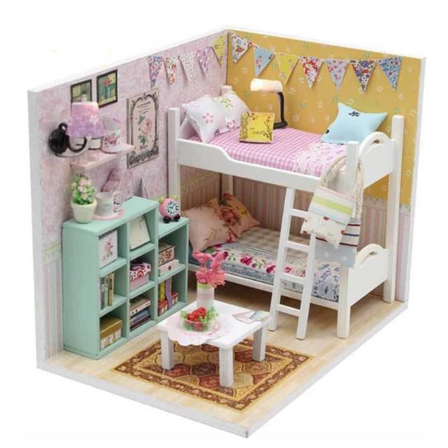 DIY CHERYL ROOM kreatif M020 kamar mini cantik