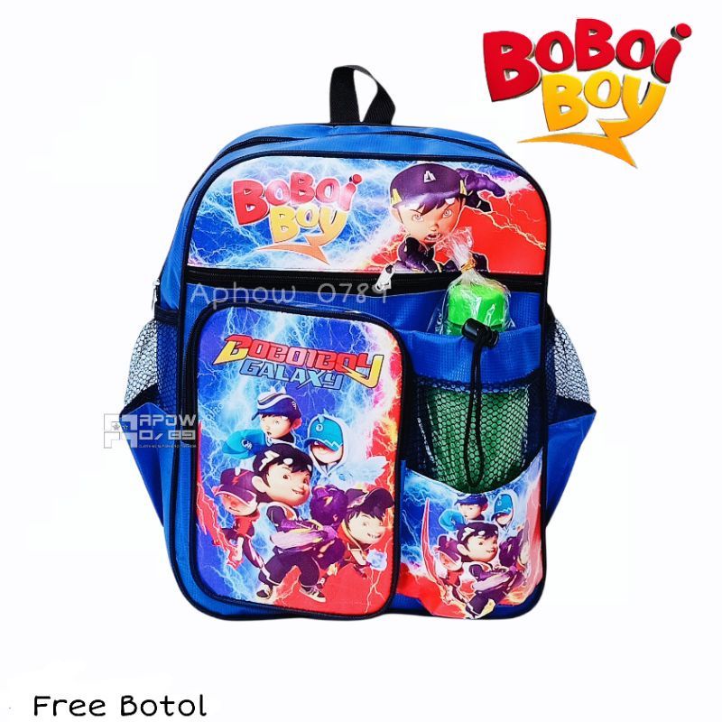 Tas Ransel Anak Laki Laki Karakter Boboiboy/ Ransel Sekolah TK/Sd Real Pict