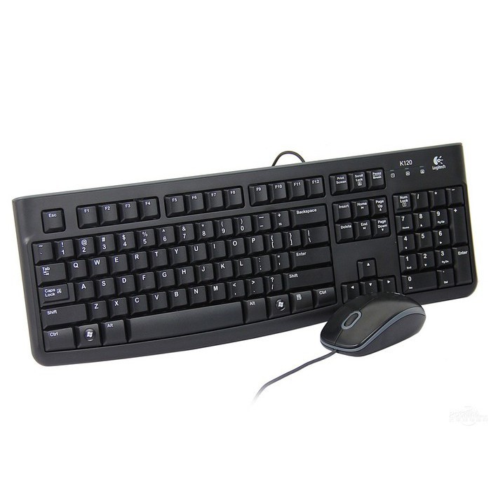 Keyboard Mouse Logitech MK 120