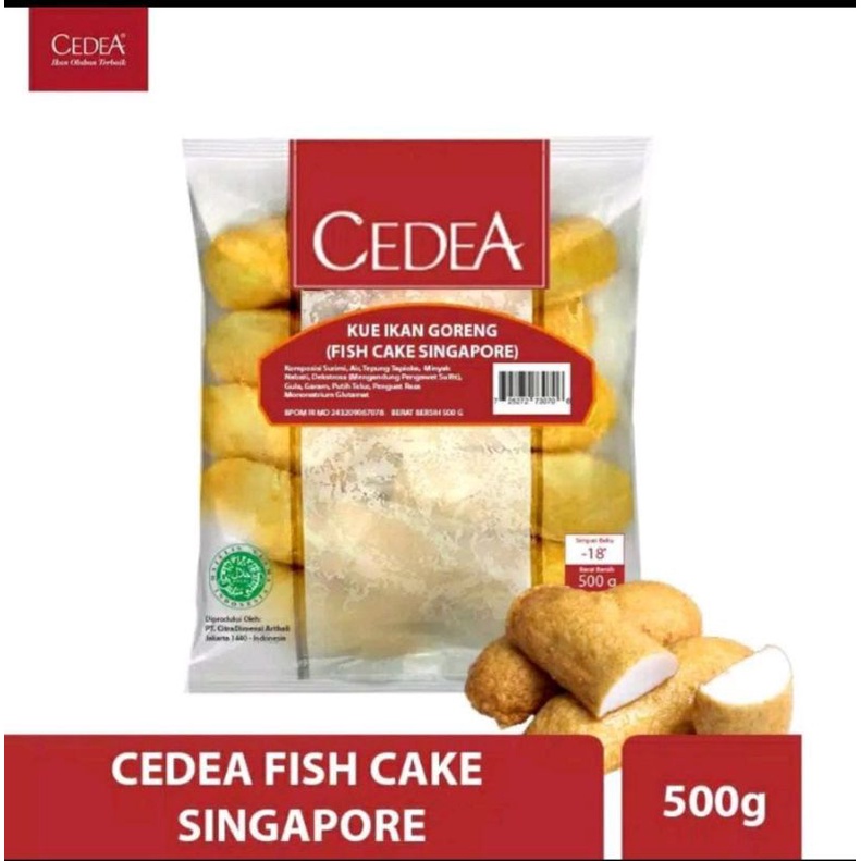 

CEDEA FISH CAKE SINGAPORE 500gr