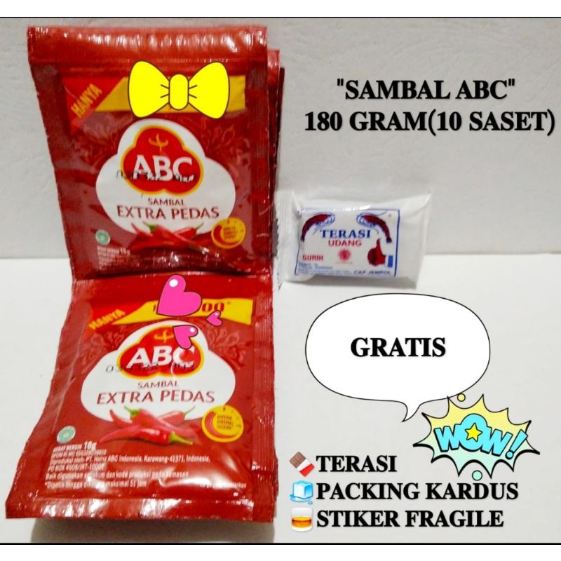 

Sambel ABC 180gram GRATIS terasi khas Cirebon