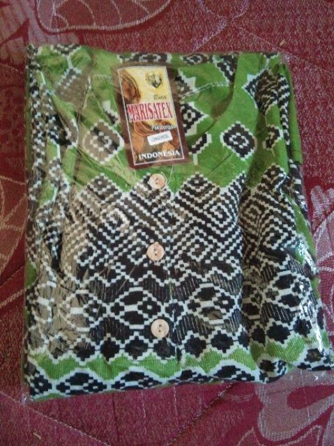 Daster  Gamis Batik Murah Ukuran  Jumbo Lengan Panjang Untuk Busui  Motif Wadimor