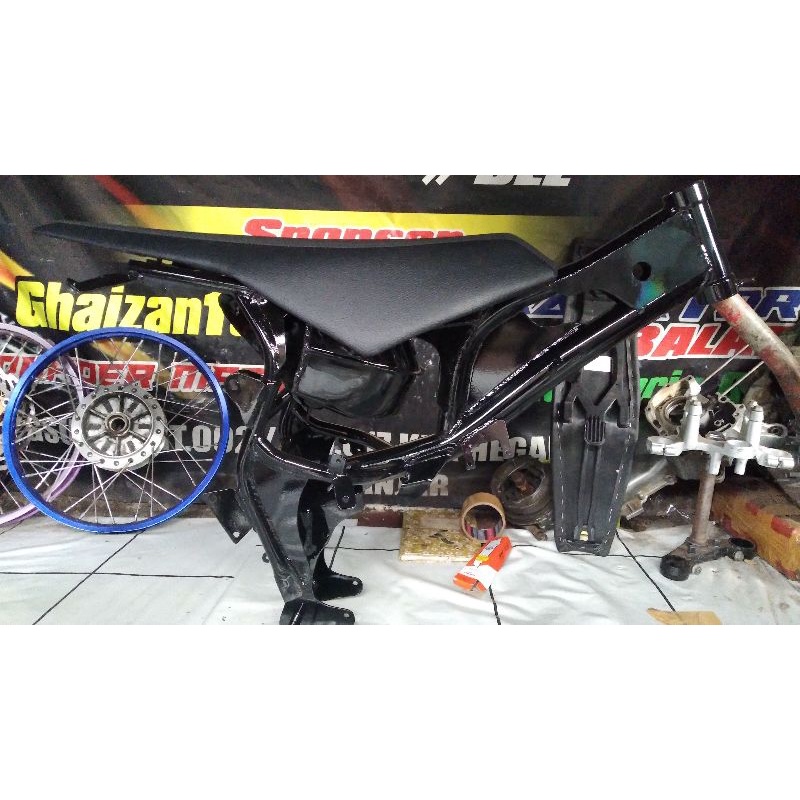 rangka trail bebek standard body KTM 85 2020 plus swing arem+Filter model Tanki