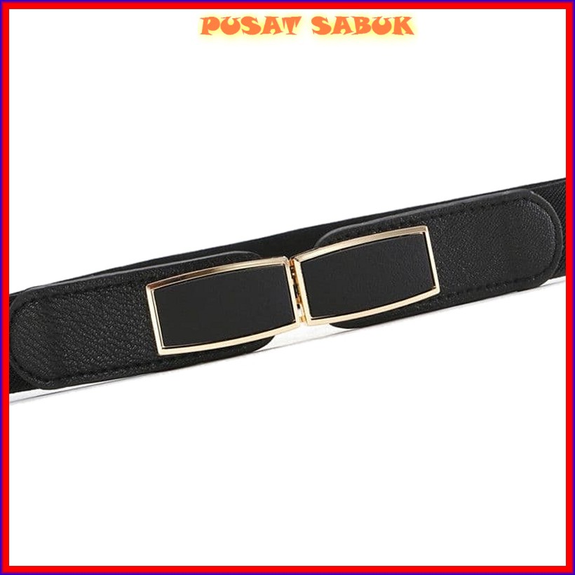 Ikat Pinggang Fashion Wanita Women Belt Korea Kecil Gesper Sabuk Obi Karet Cewek Emas ring Gold Kupu