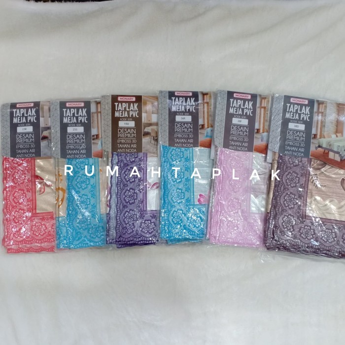 Taplak Meja Makan - Taplak Meja Makan Anti Air 6 Kursi