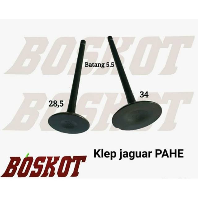 Klep jaguar 28,5 - 34 mm