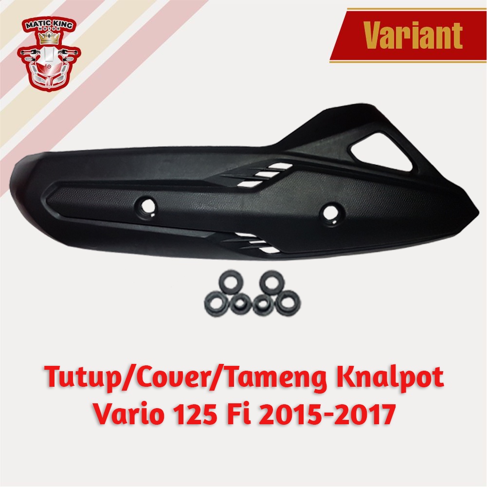 Tameng tutup cover knalpot vario pcx adv 110 125 150  155  160 karbu fi esp led new