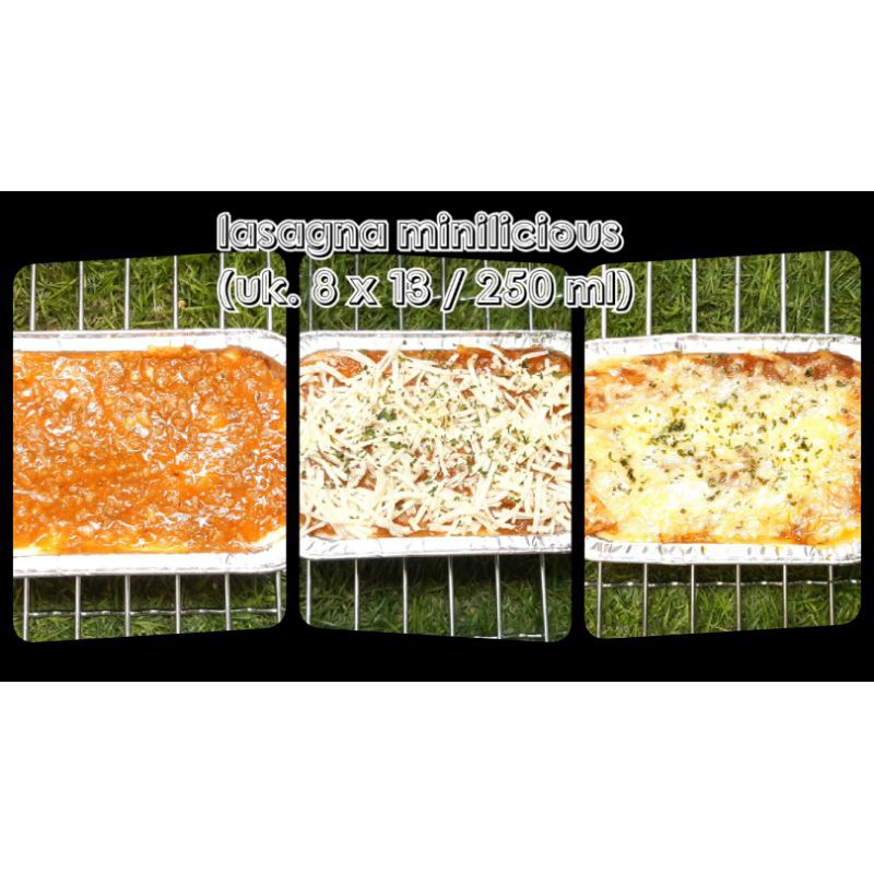 

lasagna minilicious ukuran kecil/small