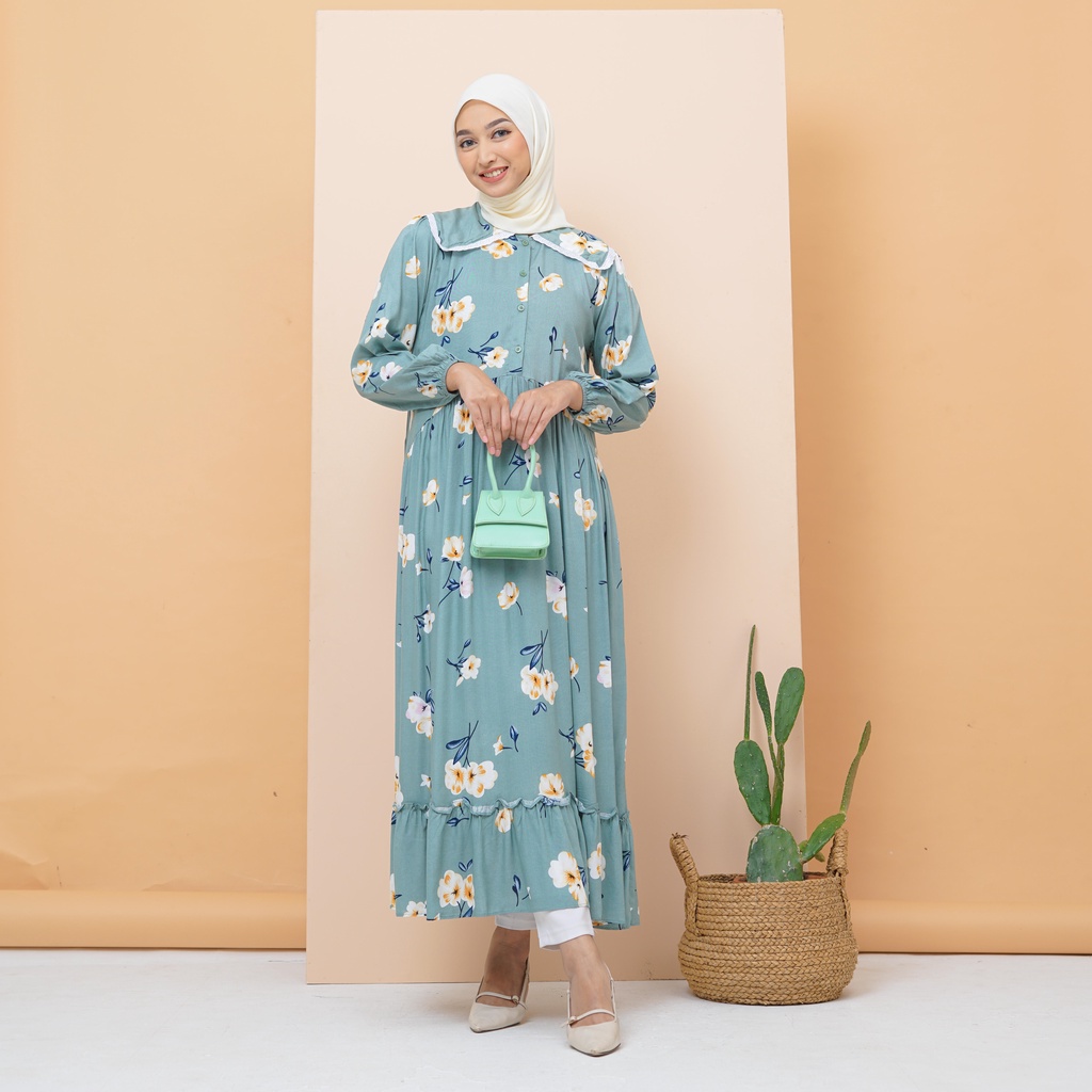 Irish midi dress rayon premium / sabine dress looklike haideeorlin