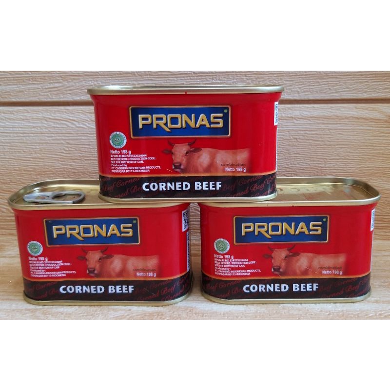 

✔MURAH Pronas Kornet Daging Sapi 198gr / Pronas Corned Beef