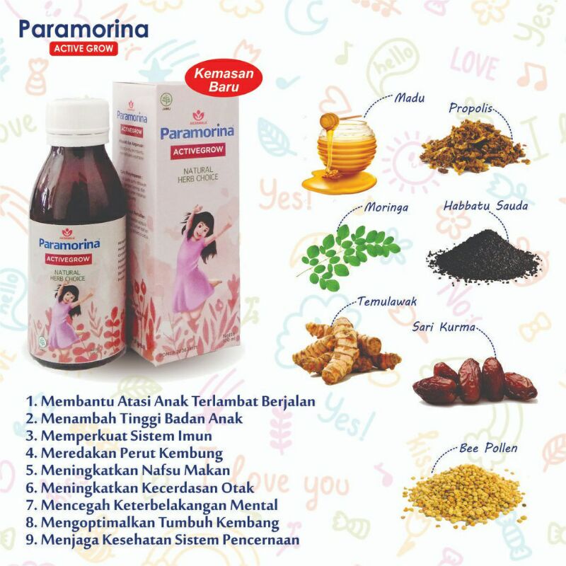 PARAMORINA | Paramorina Activgrow | Madu Anak | madu Herbal | lapakhanza