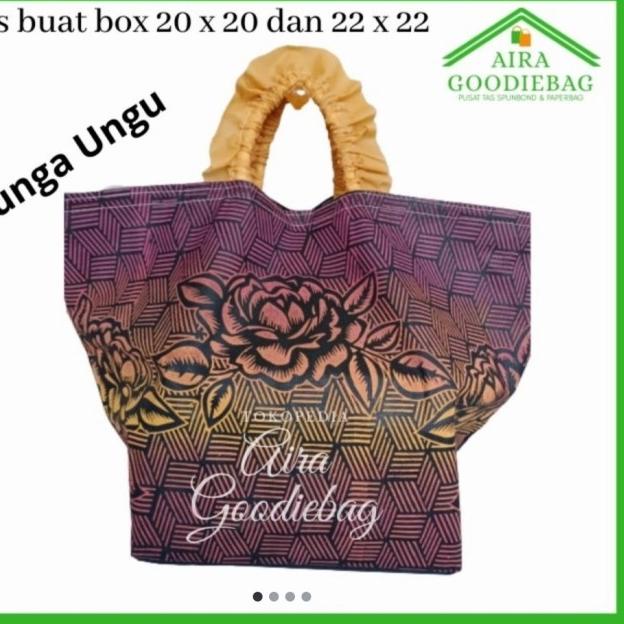 

♧ Tas hajatan/syukuran/box nasi 22 x 22 syahrini harga grosir lusinan - Batik Golden, LUSIN-12 PCS ❅