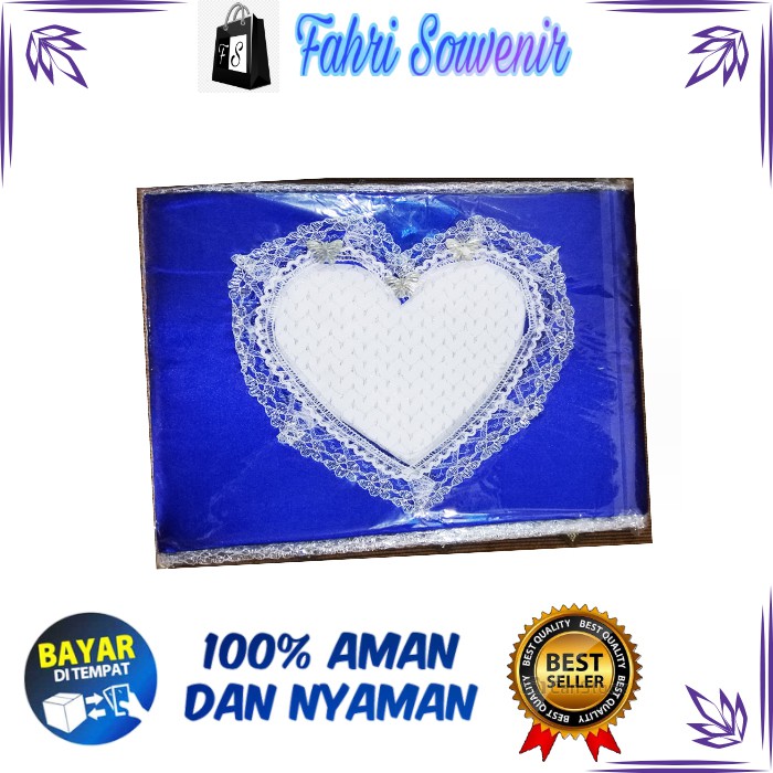 

InJO Souvenir Buku Tamu Undangan 1 set isi 2 Renda Sovenir Cantik Guest Book