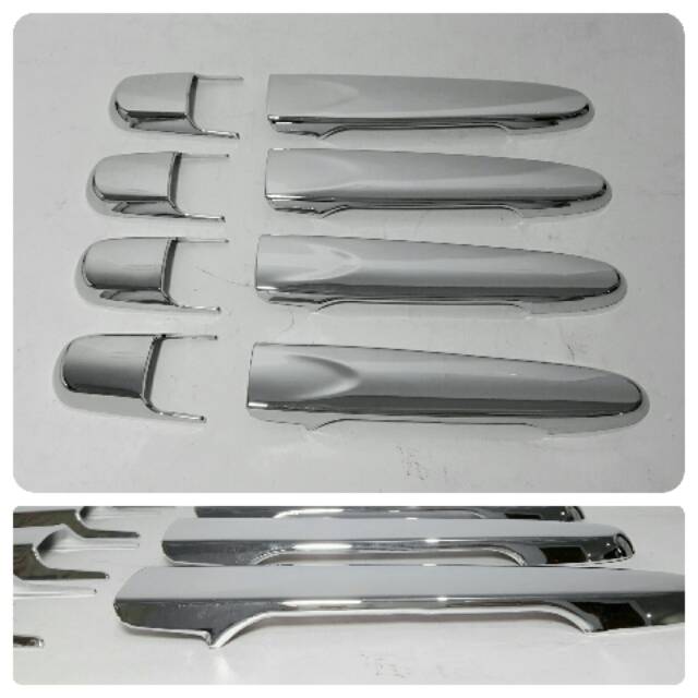 JSL Handle Cover Pintu Avanza / Calya 2016 / Sigra 2016 1 set Chrome