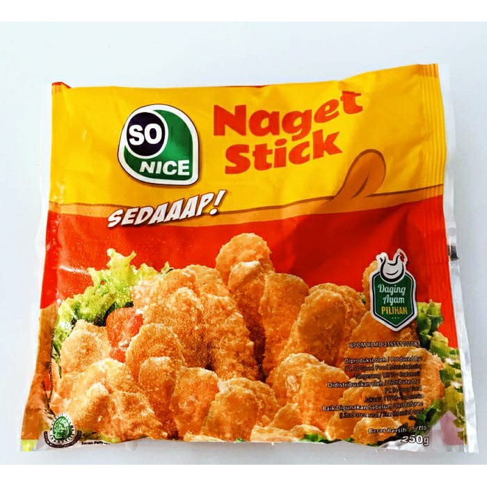 

So Nice Sedap Chicken Nugget Stick 250 Gram