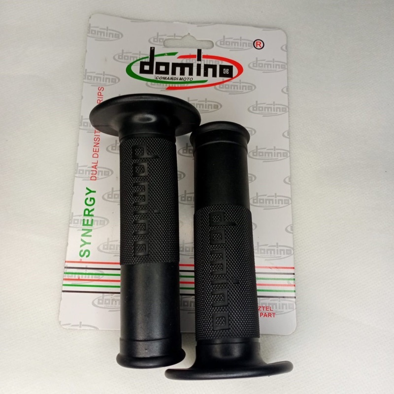 Handgrip Karet Domino Garis Universal Nmax,Aerox,Pcx,Vario,R15,Vixion,Cbr150r,Ninja Dll