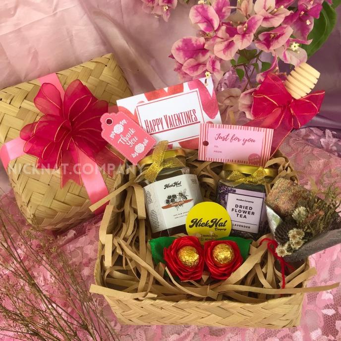 

READY COD hampers valentine imlek hampers HAPPINESS madu murni teh bunga coklat TERMURAH Kode 454